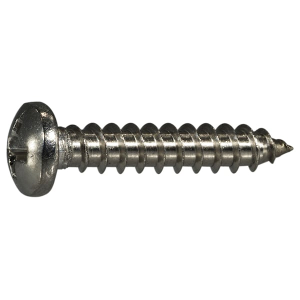 Midwest Fastener Sheet Metal Screw, #6 x 3/4 in, 18-8 Stainless Steel Pan Head Phillips Drive, 100 PK 05101 - main